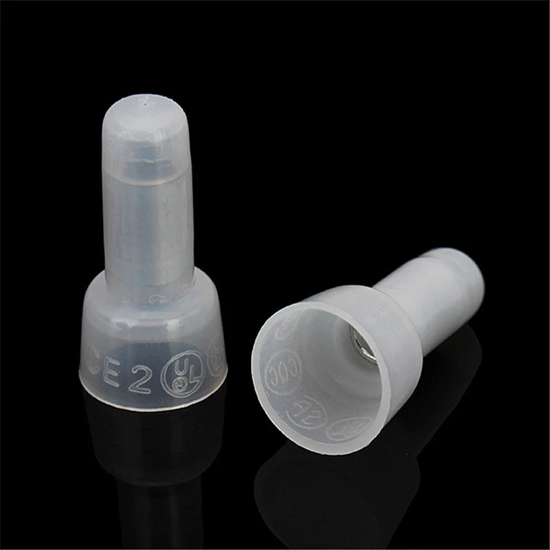 100 шт. ОБЖИМНАЯ крышка с закрытым концом клеммы s давление линейная колпачок