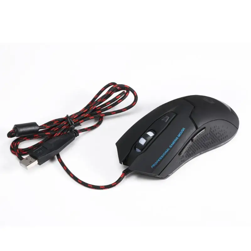 

Programmable 6 Buttons LED Optical USB Gaming Mouse Mice 3200 DPI