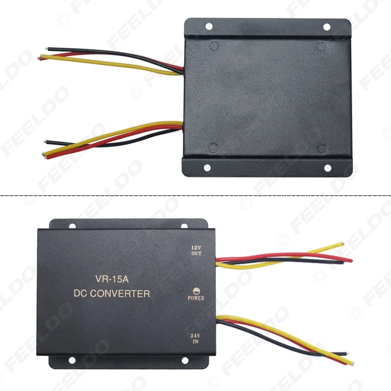 FEELDO DC24V к DC12V 120 Вт преобразователь трансформатор регулятор специально для