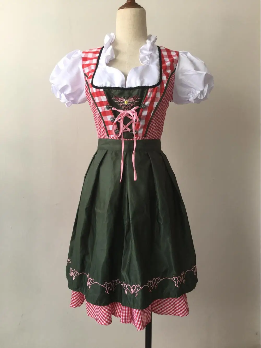 

Women Sexy Beer Costume Bavarian Oktoberfest Beer Maid Outfit Beer Wench Dirndl Dress