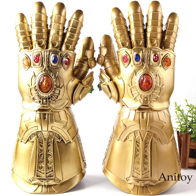 Marvel Avengers Legends Thanos Infinity War Gauntlet Gloves Mask Cosplay Gift