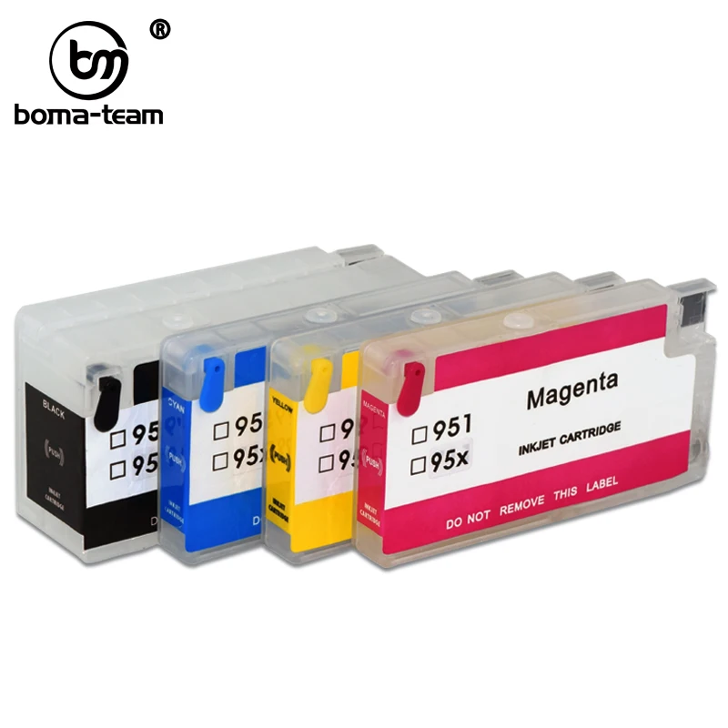 dagsorden Admin jern For Hp 952 953 954 955 Empty Refillable Ink Cartridge With Arc Chip For Hp  Officejet Pro 7740 8210 8710 8720 8730 Printer - Ink Cartridges - AliExpress