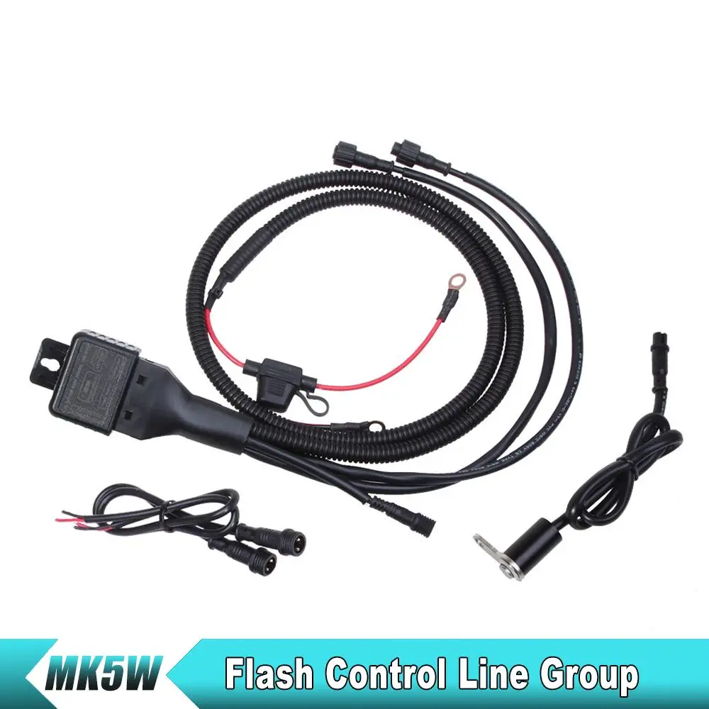 Purchase Chance for  12V 10A Motorcycle Light Reset Switch Waterproof Wiring Harness Flash Control Line Group Switch For