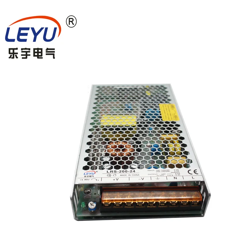 

LRS-200-24 30mm ultra thin slim type ac to dc 85-264VAC 200w 24v switching power supply