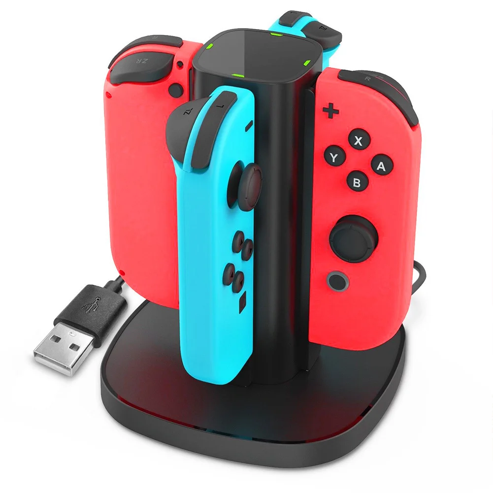 Charging Dock Switch 4 Joy-con GNS-620 (China) (зарядная станция на 4 шт Joy-con). Держатель для Joy-con Nintendo с зарядкой. Станция для подзарядки Nintendo Switch. Nintendo switch док станция