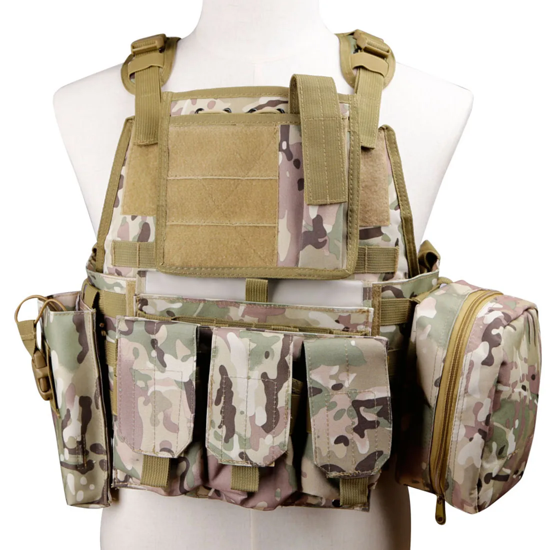 FSBE WST Molle военный быстросъемный тактический жилет Регулируемый Открытый