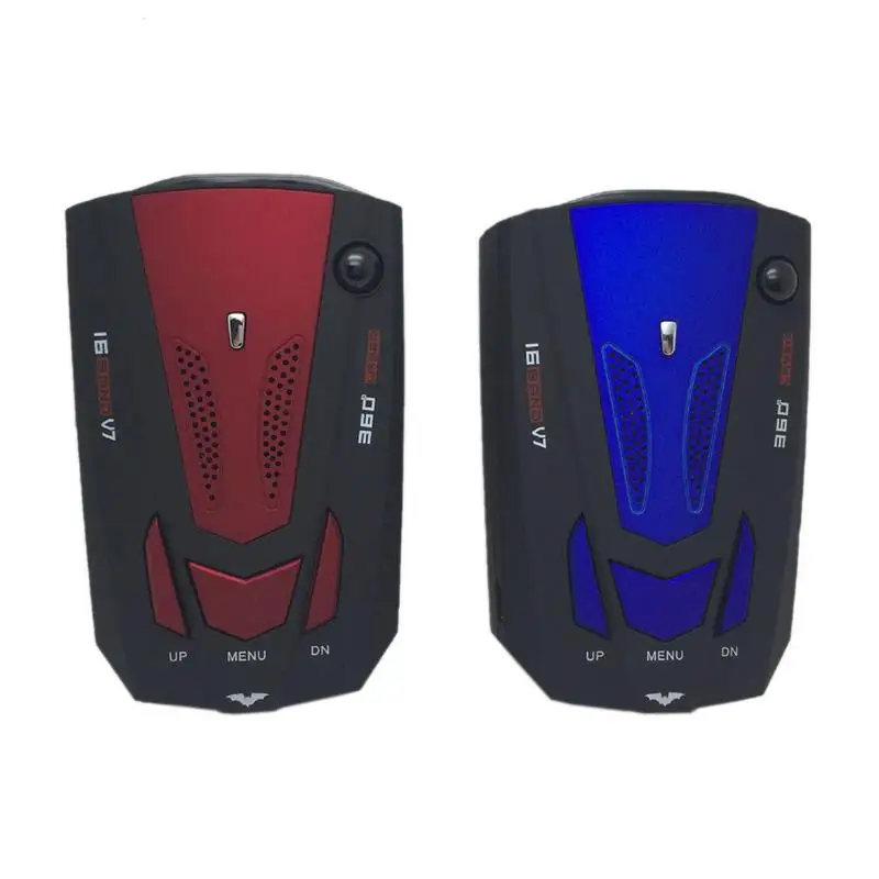 

Hot sale 1X DC 12v Radar Speed Detector Radar Detection Devices v7 English Russian Speedometer Mobile Speed Radar Detect protect