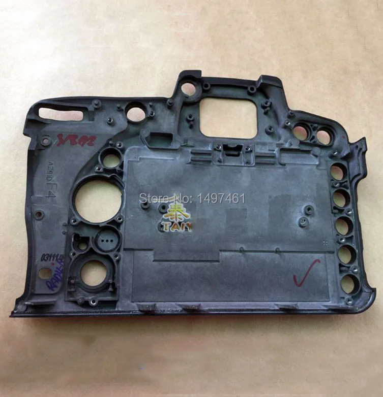 Rear back cover without bottons without rubber repair parts for Nikon D750 SLR