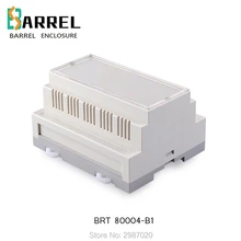 4 шт./партия 106*87*60 мм пластиковый корпус на din-рейку для электронного проекта ABS DIY ПЛК печатная плата огнестойкий выход распределительный чехол