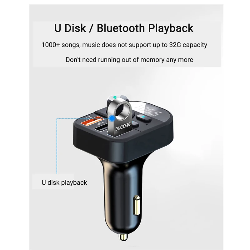Автомобильное зарядное устройство Bakeey с 2 USB портами 5 В 3 1 А|Зарядные устройства| |