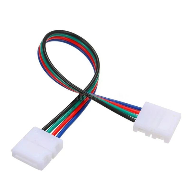 10 шт./лот мм 4-контактный разъем RGB провод с двойным разъемом двухсторонний