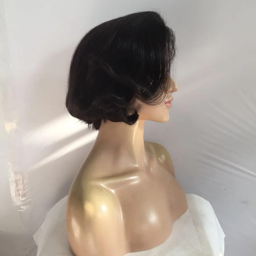  Sunnymay 13x4 Bob Wig 130% Wavy Lace Front Human Hair Wig With Baby Hair Glueless Remy Hair Short L