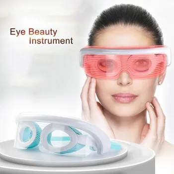 

3D Rechargeable Electric Green Light Acupunture Massager Fatigue Head Stress Relief Treatment Eye Protection Instrument Tool