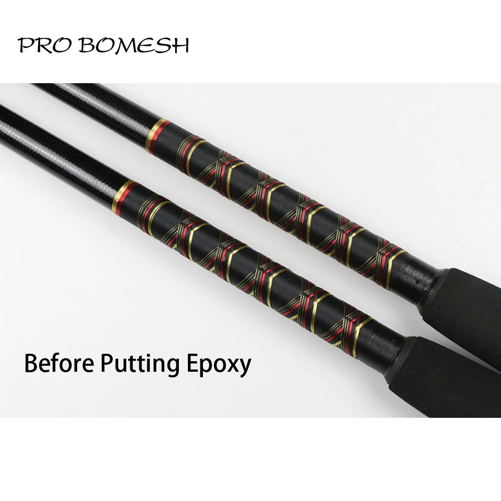 Pro Bomesh 1 шт. 2 43 м секция 80lb Fuji катушка для сиденья троллинга удочка Глубоководной