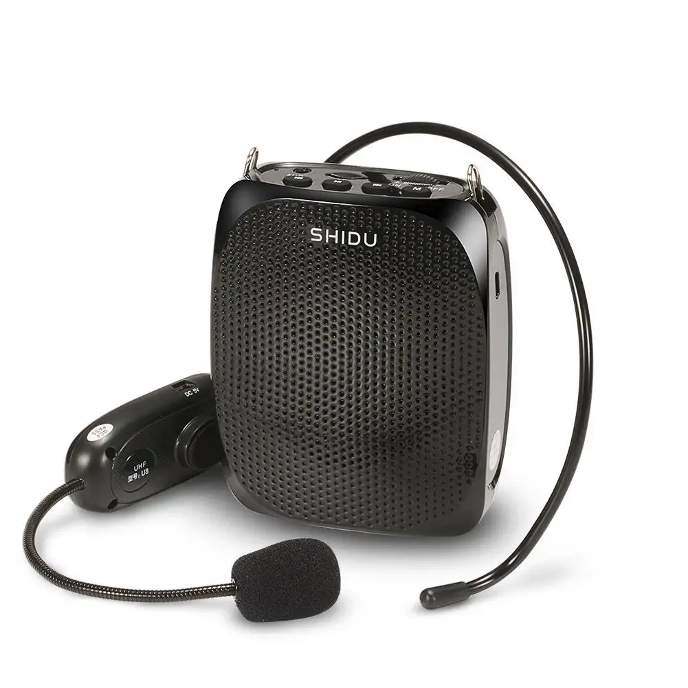 SD 615 10 Вт портативный усилитель голоса UHF мини аудио динамик микрофон Поддержка TF