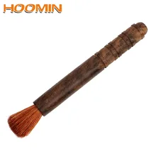 HOOMIN чайный горшок щетка для пыли Бутылка чайник носик чистые инструменты бытовые кухонные инструменты Щетка для чайника деревянная ручка мягкие волосы