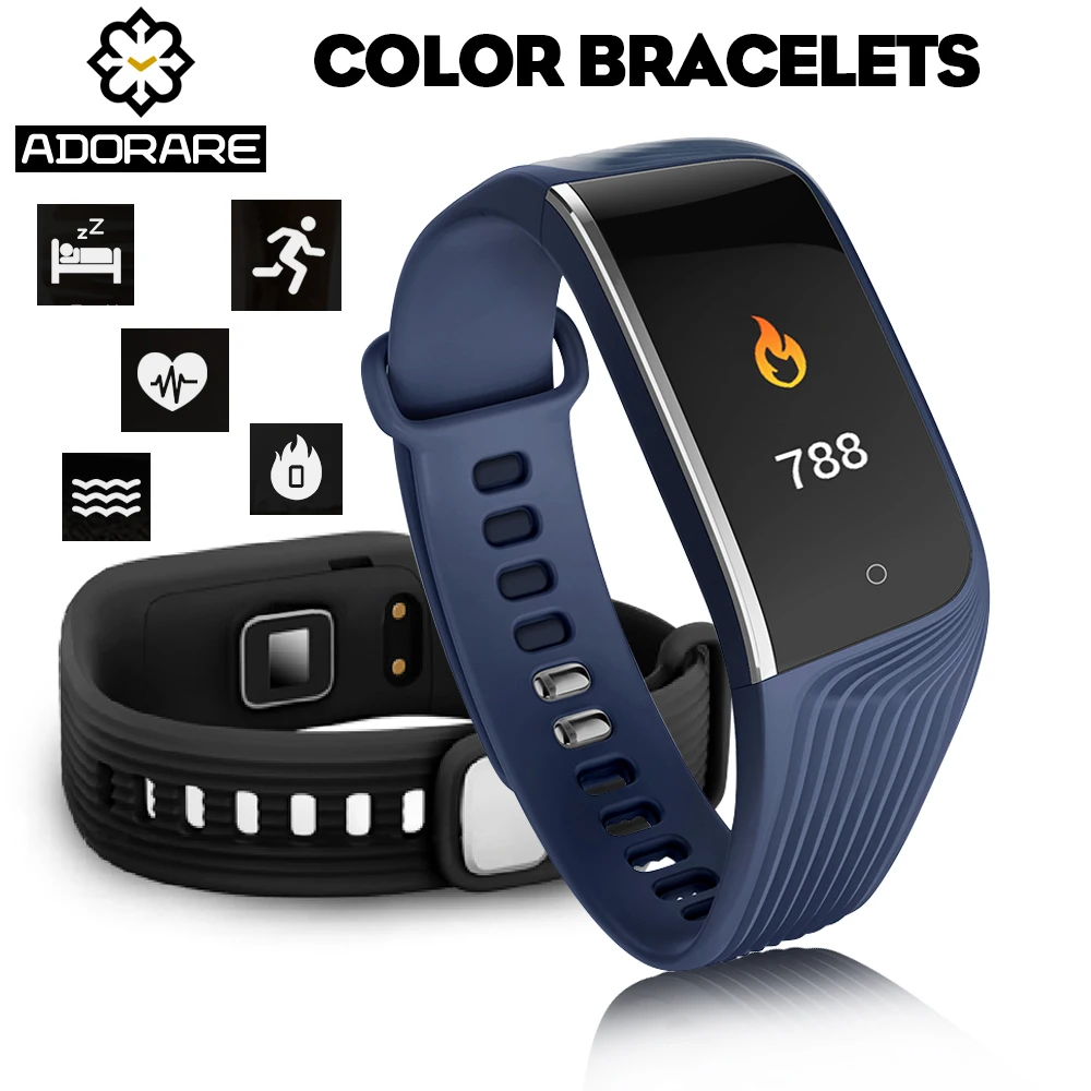 

Message Reminder Fitness Tracker Sleep Monitor Smart Watch Men Camera Remote for Android IOS Watches with Heart Rate Monitor