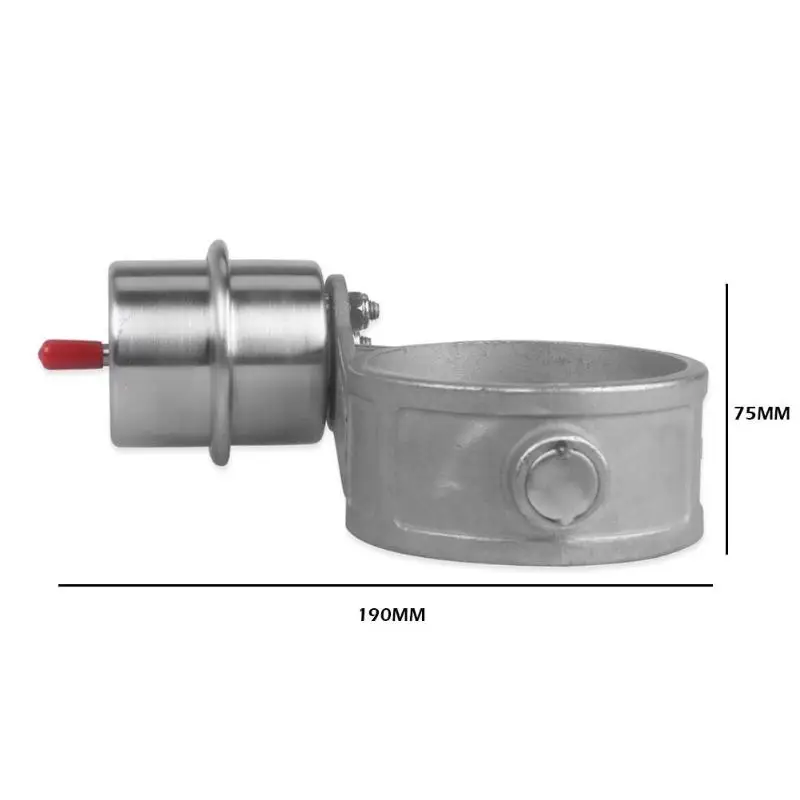 Авто клапан управления выхлопом 3 дюймов 76 мм Труба закрытый стиль вырез с вакуумным аксессуары для привода