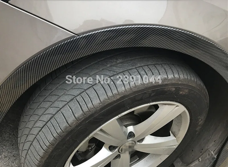 

Wheel Arch car side fender flares Cover Mudguards trims fit for Audi Q7 RSQ7 Sline 2006 - 2015 Matt Bright Black ABS 2017 2018