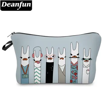 

Deanfun Fashion Llamas Cosmetic Bag Waterproof Makeup Bags Cosmetics Pouchs Pencil Case Women for Travel 51431