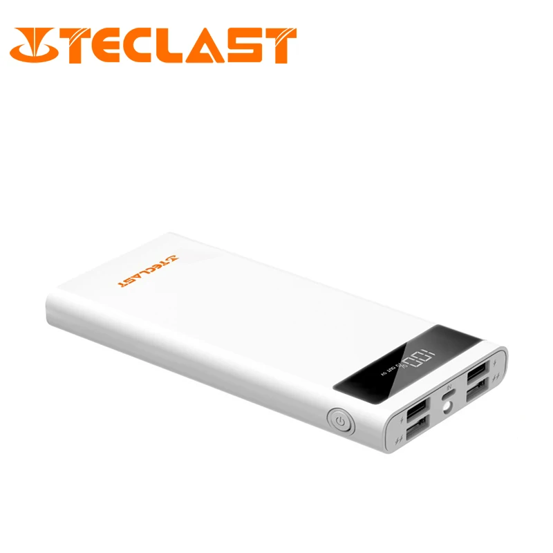 

Teclast T200CE LED Display Mobile Power Bank 20000mAh Micro USB Dual Input 4 USB Output With LED Light External Battery Pack