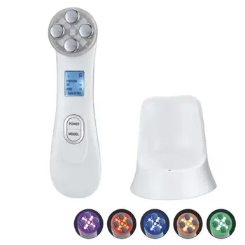 

Ultrasonic Electronic Beauty Instrument Facial Massager Whitening Remove Wrinkle Acne Fat Burn SPA LED Face Massager Care Tool