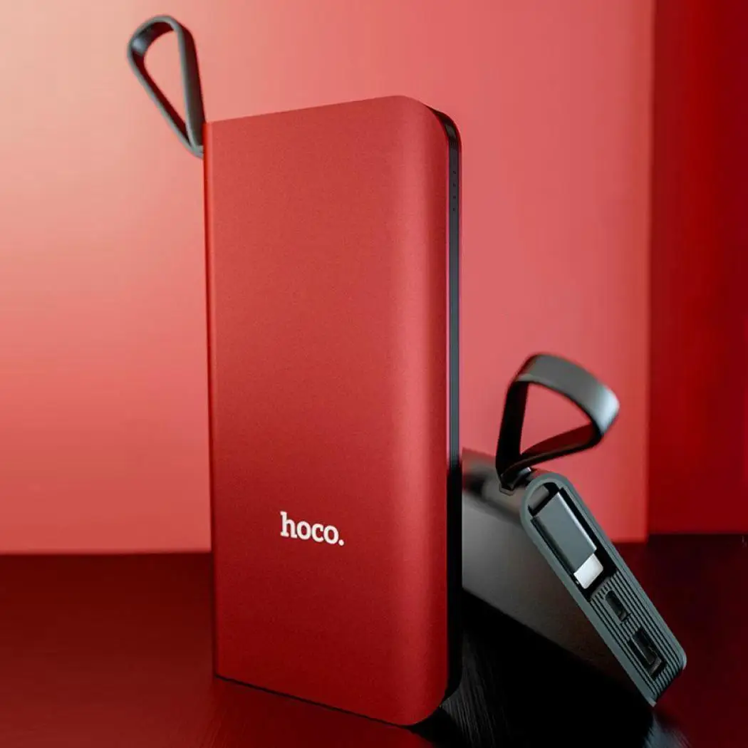 HOCO 10000 mah power Bank type C USB портативное зарядное устройство для iPhone 6 7 X Xiaomi Mi samsung
