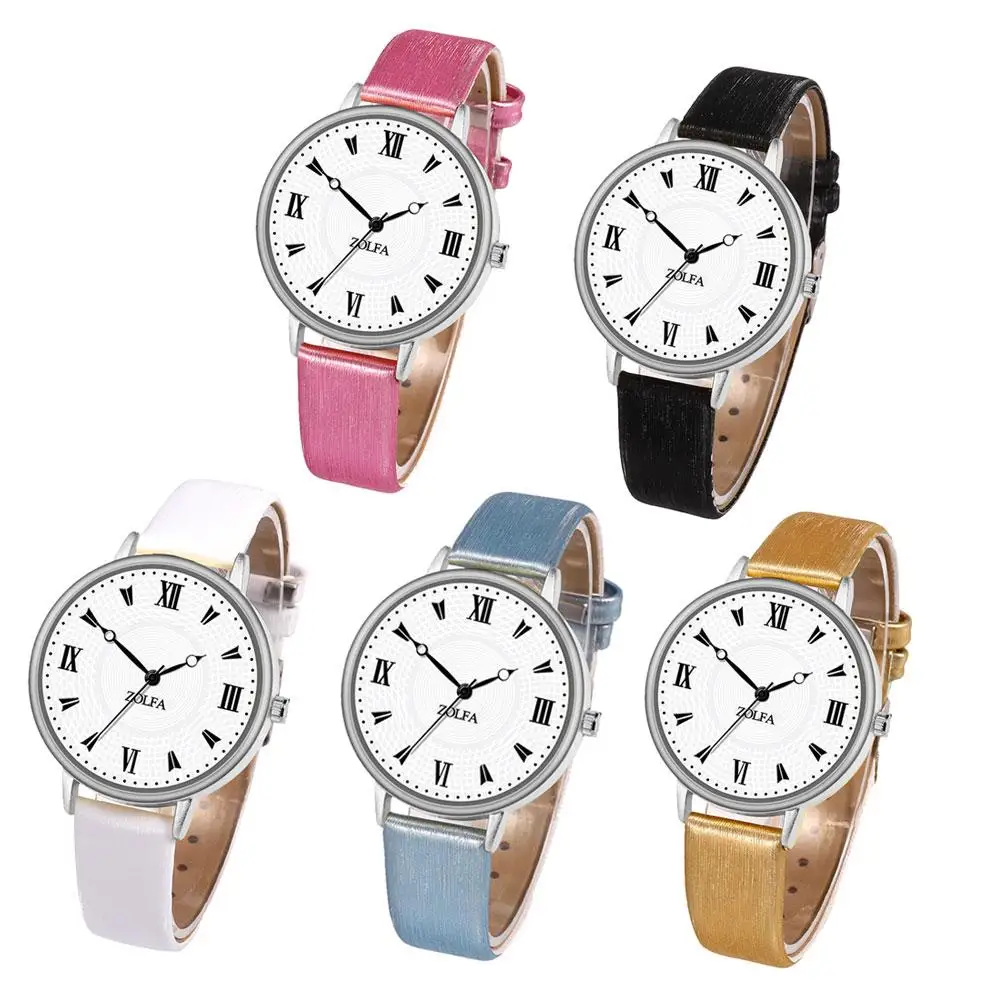 

For ZOLFA Simple Student Ultra-Thin Quartz Watch Fashion Wristwatches Luxury Casual For Lovers Boys Girls Drop Shipping