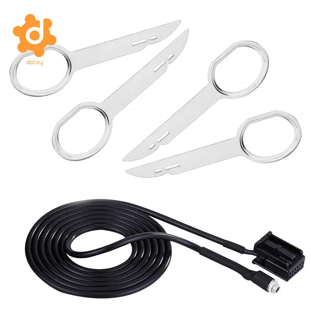 dolity 3.5mm Female AUX Audio Music Cable+Removal Keys for Ford Car Stereo 6000CD | Автомобили и мотоциклы