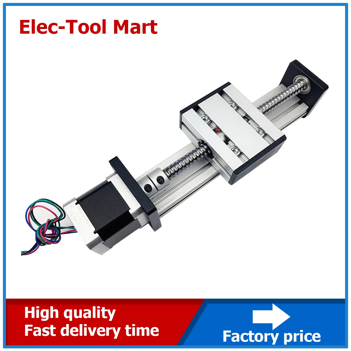 

SFU1204/1605/1610 Ball Screw Linear Rail Motion Slide Table CNC with 42 Stepper Motor Effective Stroke 100-600mm