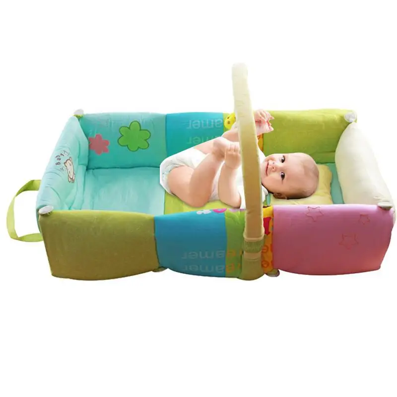 

Colorful Crib Newborn Portable Multi-Functional Baby Bed Super Soft Breathable Sleeping Nest For Co-sleeping