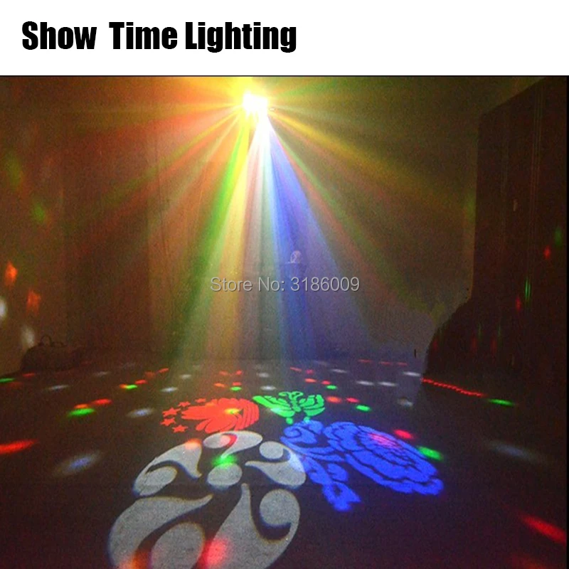 

Disco LED 4 in 1 Gobo laser strobe dj stage effect light 4 eyes image light Professional for Home entertainment KTV Party