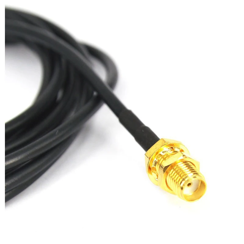 EASY-WIFI антенна Удлинительный кабель SMA штекер SMA женский RF разъем адаптер RG174 2 м