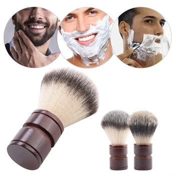 

2Colors Beard Shaving Tool Beard Brushes For Men Nylon Hair Brush Mustache Brush Men Beard Cleaning