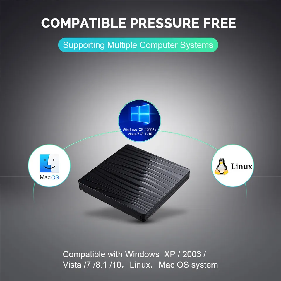 Тип C USB 3 0 оптические диски чехлы DVD RW CD Писатель Привод горелки ридер плеер для
