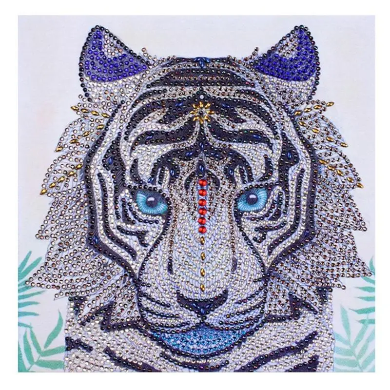 

5D DIY Special Shaped Diamond Painting Tiger Animal Cross Stitch Embroidery Crystal Rhinestone Arts Mosaic Decor