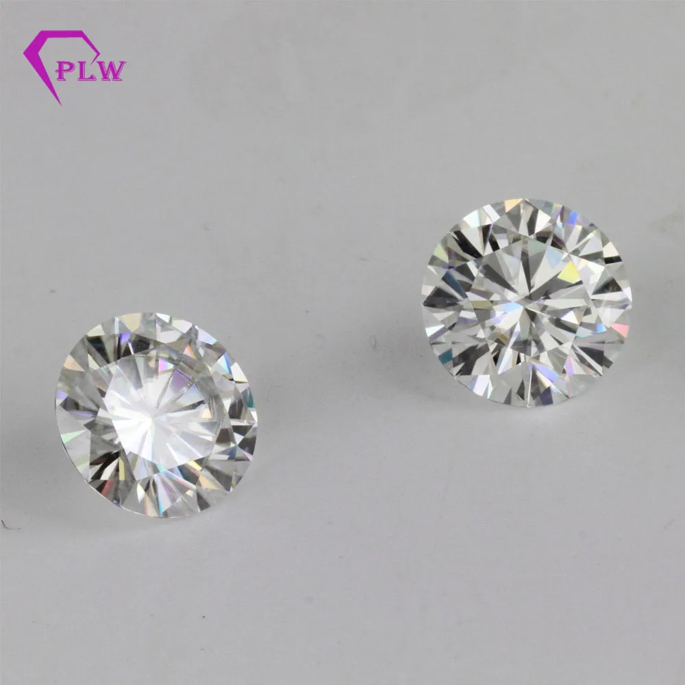 Moissanite IJ цвет 4 3 мм 0.36ct желтоватого бриллиантового ограненного сертификата Charles