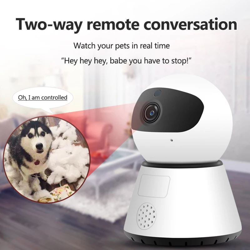 

HD 1080P Two Way Audio Wireless Home Security IP Camera Surveillance WiFi Camera Night Vision Baby Monitor High Resolution