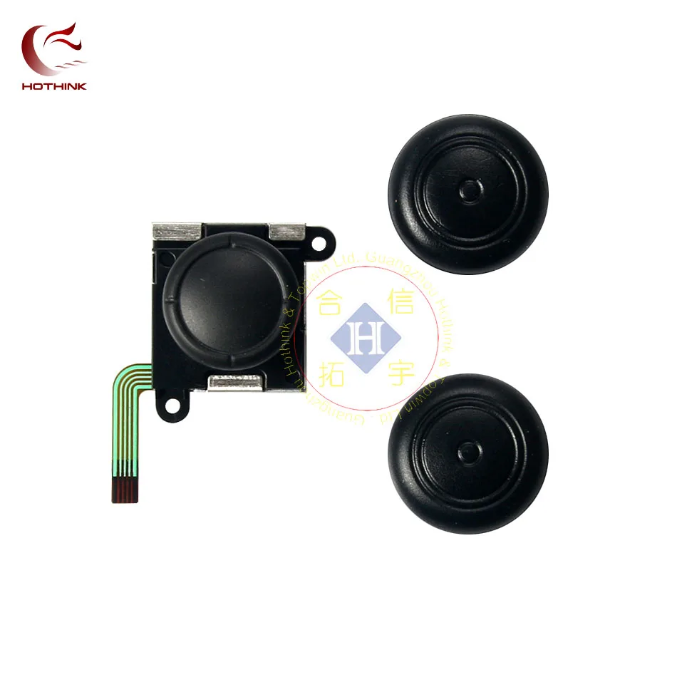 

HOTHINK 3D Analog Joystick with opening tools Stick Button cap For Nintendo Switch Joy-con NS JOY CON Nintend repair part