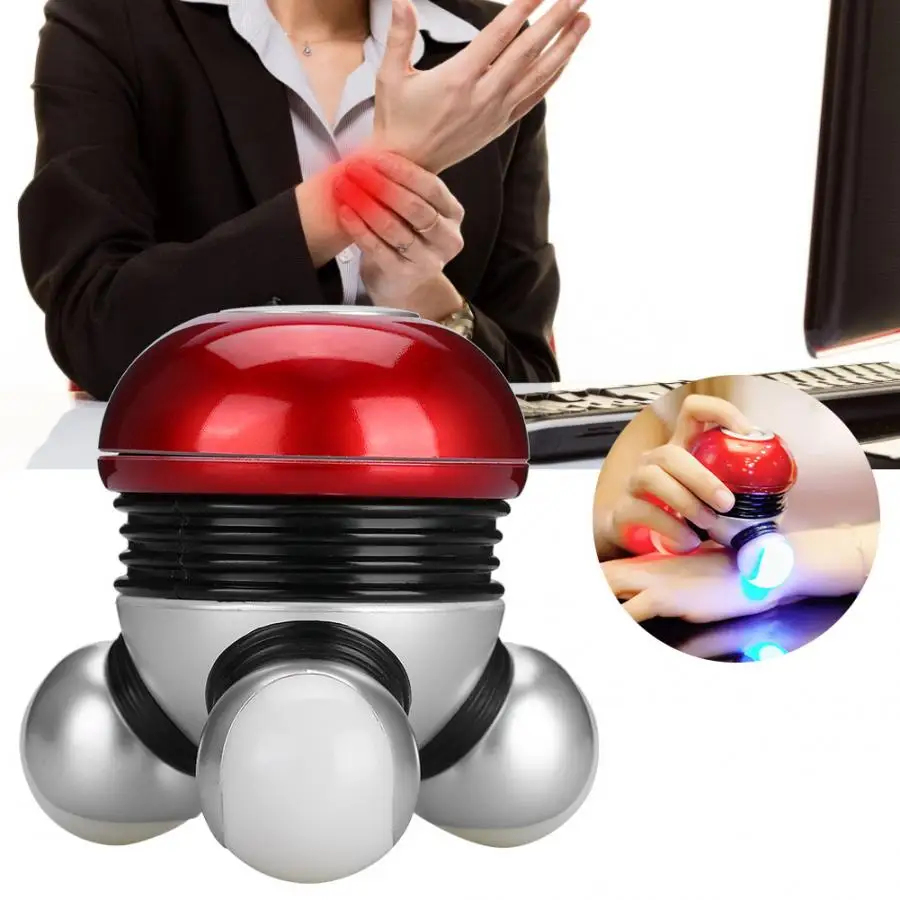 Мини Многофункциональный шейный пояс вибрации всего тела Массажер для