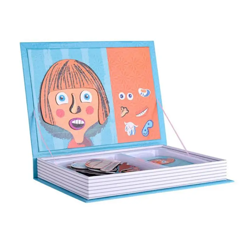 

3D Wooden Kids Educational Pretend Play Learning Toys Magnetic Puzzle Wood Toy Wooden Puzzles For Kids Wooden Puzzles Game Gift