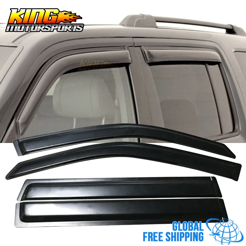 Fit For 03-08 Honda Pilot Acrylic Window Visors 4Pc Set Global Free Shipping | Автомобили и мотоциклы