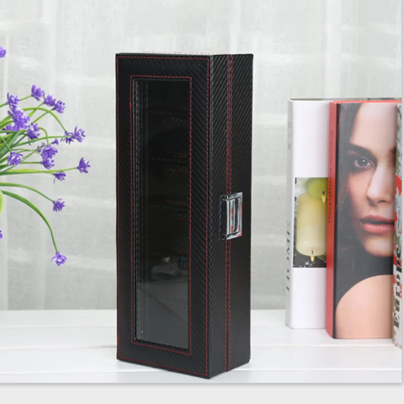 ووتش مربع بو الجلود الأسود حامل ساعات مجوهرات مربع المهنية حامل منظمة ووتش مربع ووتش مربع بو الجلود الأسود حامل ساعات مجوهرات مربع المهنية حامل منظمة ووتش مربع