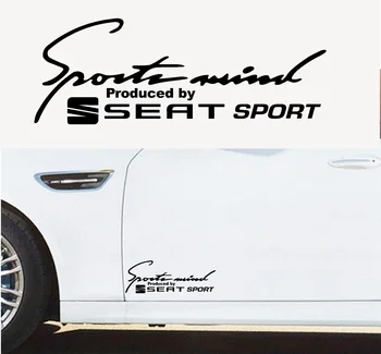 

2Pcs/Pair Sports Mind Produced by SEAT SPORT Body Panel decal - Set of 2 stickers 30cm