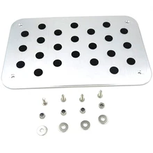 Автомобильный Нескользящий Резиновый коврик из алюминиевого сплава для защиты окружающей среды