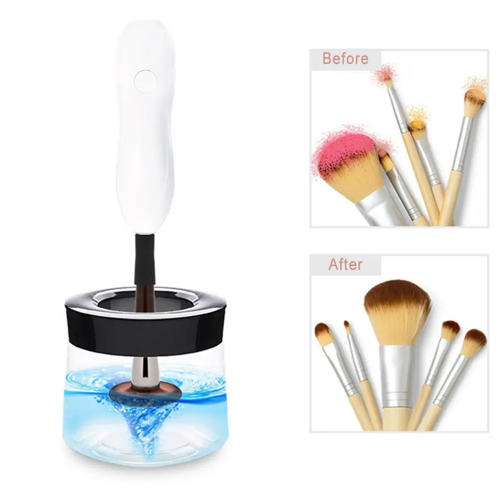 

USB Electric Makeup Brush Multi-function Cleaner Automatic Cleaning Brush Disinfection Quick-drying Portable Dry Cleaning Tools