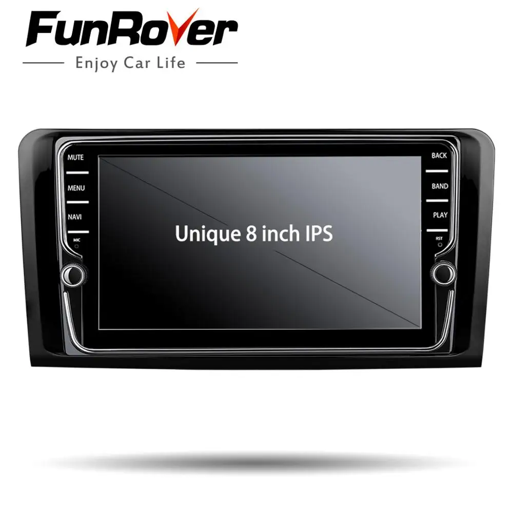 Best Funrover IPS 2 Din Car Multimedia gps player Android 8.0 DVD Radio Player For Mercedes/Benz/ML/GL CLASS W164 ML350 ML500 GL320 4