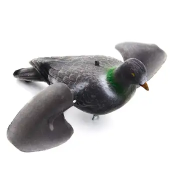 

Flocked Fake Pigeon-Hunting Deterrent Repeller Garden Lawn Decor Shooting Decoy Helps to Protect Plants Natural Look