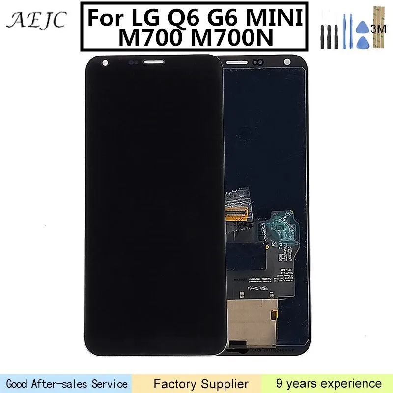 

5.5" For LG Q6 G6 Mini M700 M700N LCD Display Screen Touch Digitizer Assembly For LG Q6 Touch Screen with 3M Sticker