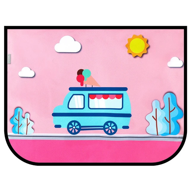 Universal Car Sun Shade Cover UV Protect Curtain Side Window Sunshade Cover For Baby Kids Cute Cartoon Car Styling 5